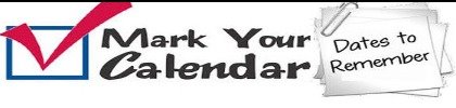 mark you calendar