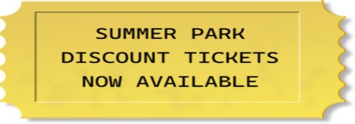 summer tickets
