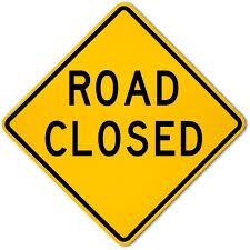 Yellow Road Closed
