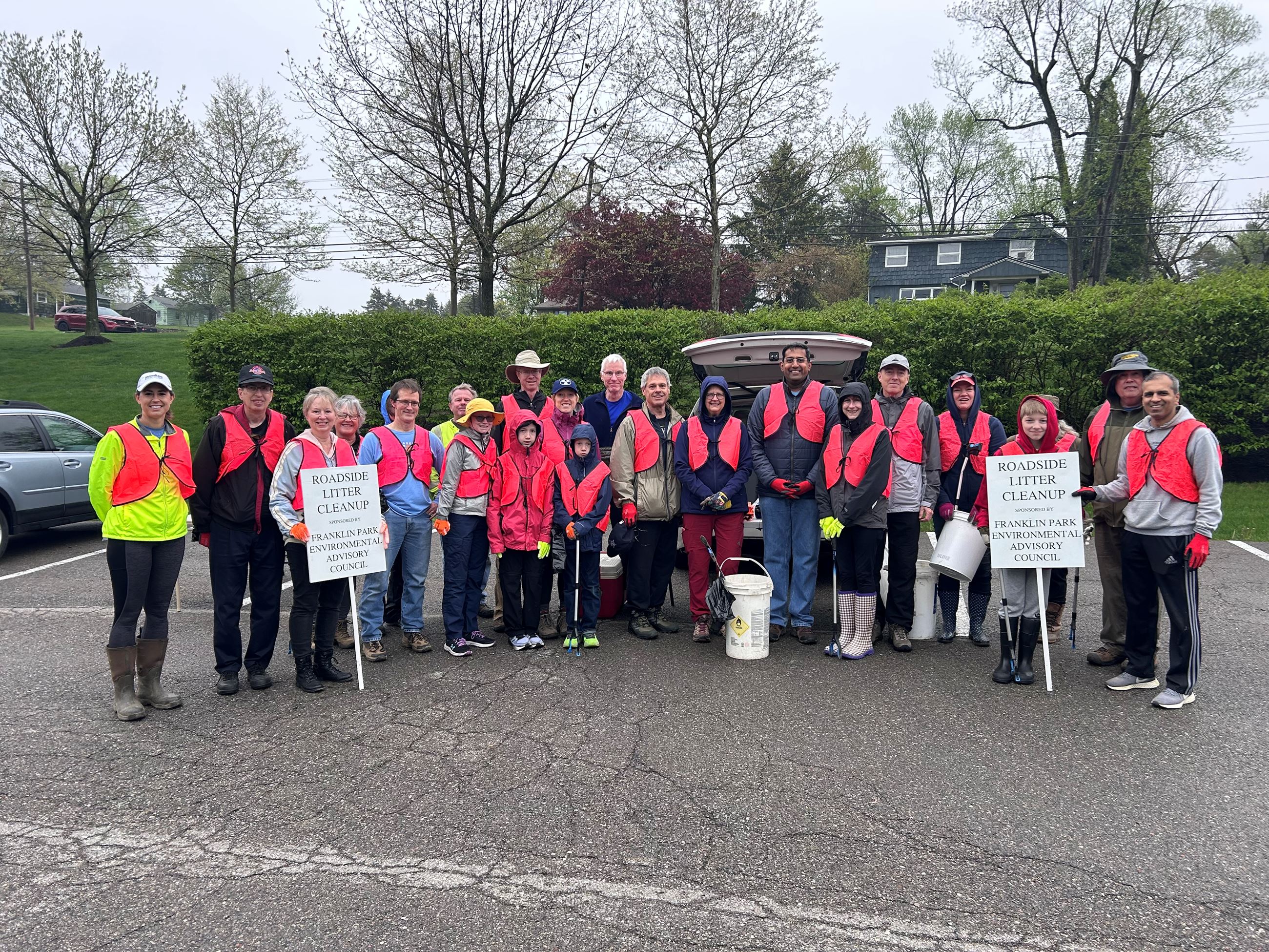 2025 Spring Roadside Litter Cleanup - Nicholson Road Group Photo